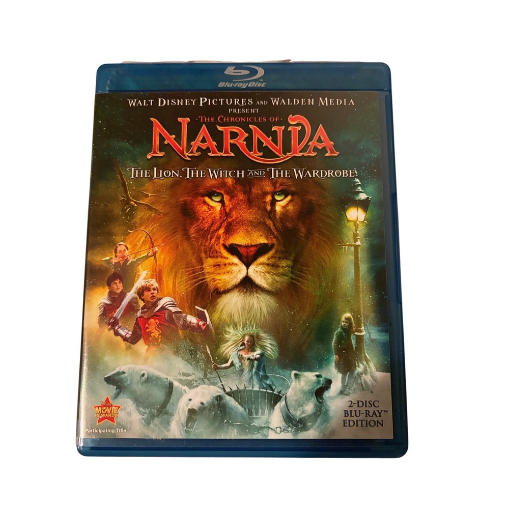Chronicles of Narnia Lion Witch Wardrobe Blu-ray 2-Disc Disney Walden Media